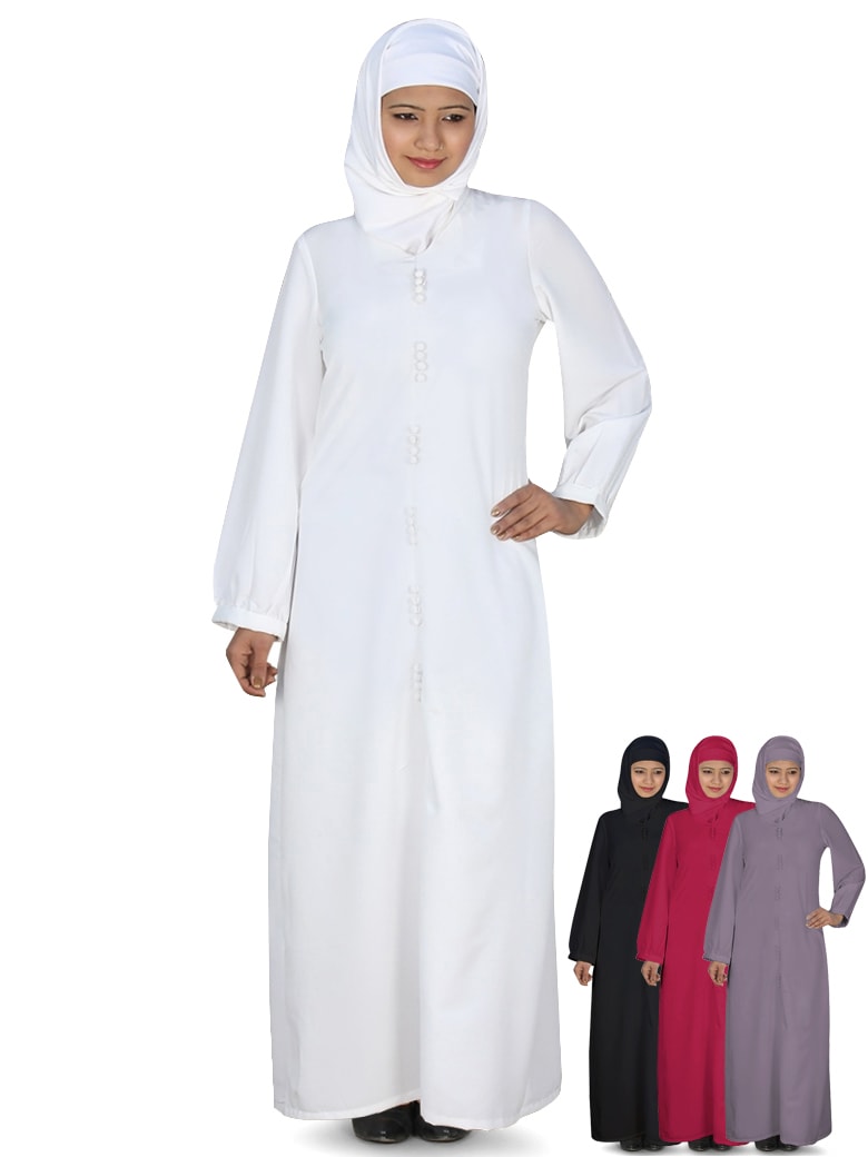 Azzeza Traditional Muslim Abaya for Women - Modest Islamic Prayer Dress for Mosque, Eid & Special Occasions