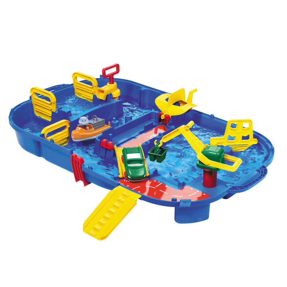 AquaPlay LockBox Water Playset with Wilma the Hippo & Vehicles - Interactive Water Toy for Kids, Outdoor Summer Fun, Pool & Backyard Playtime