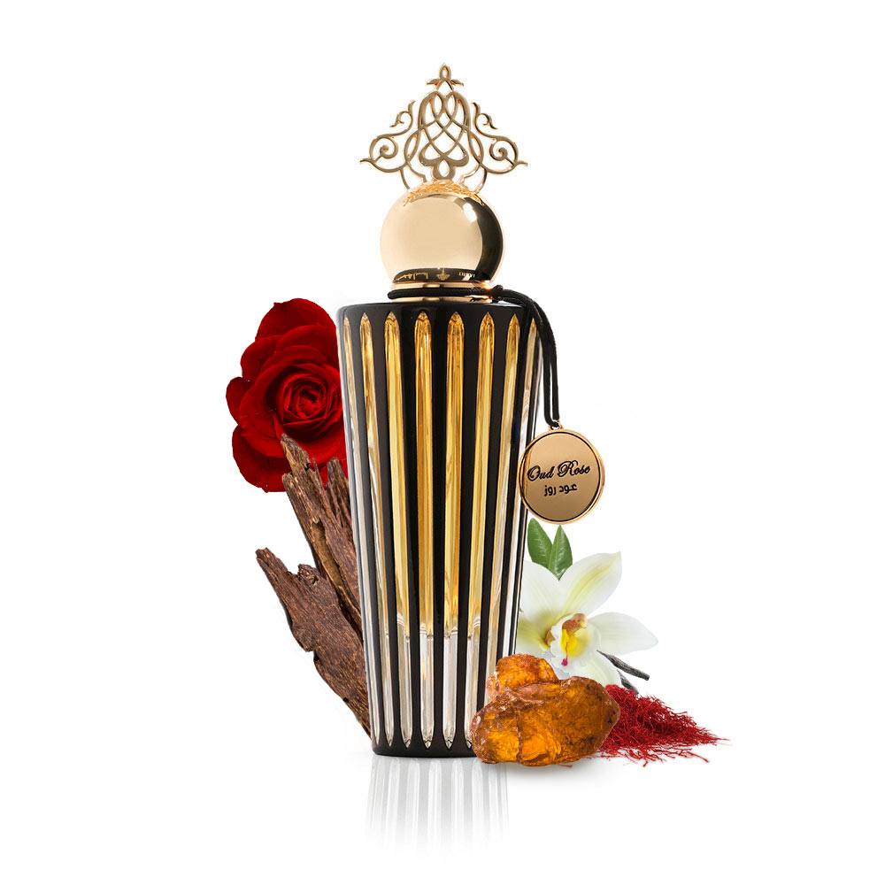 Iconic Oud Rose Eau de Parfum 75ml - Luxury Unisex Perfume for Men & Women, Perfect for Date Nights, Special Occasions & Daily Wear