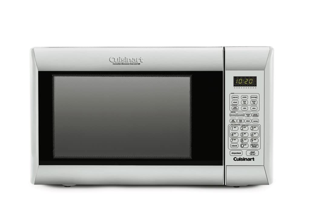 Cuisinart CMW-200 1.2 Cu. Ft. Convection Microwave Oven with Grill - Stainless Steel Countertop Microwave for Baking, Roasting & Quick Meals - Perfect for Small Kitchens & Dorms