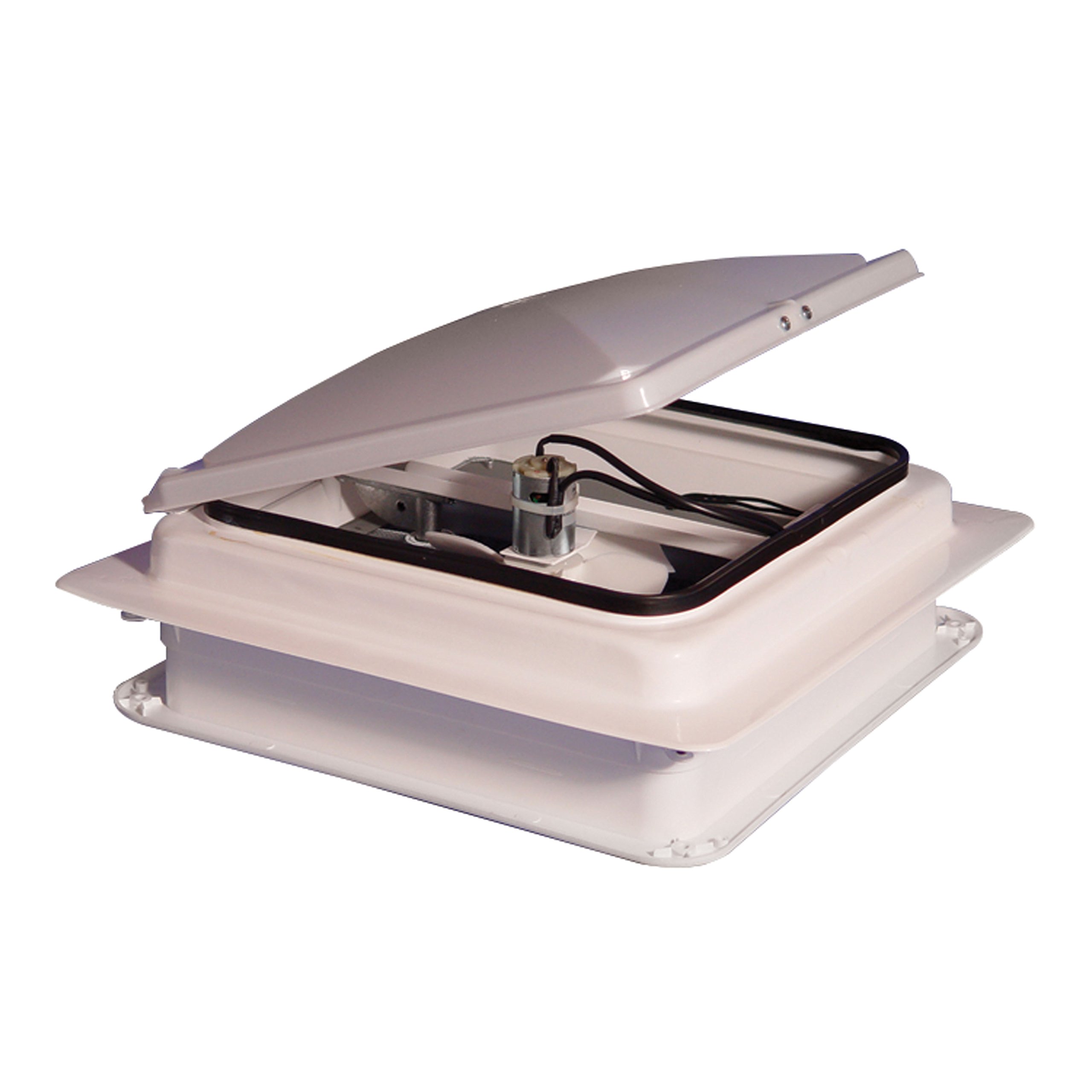 Heng's V071112-C1G1 White Power Vent with Switch - Bathroom & Kitchen Exhaust Fan for Home Ventilation