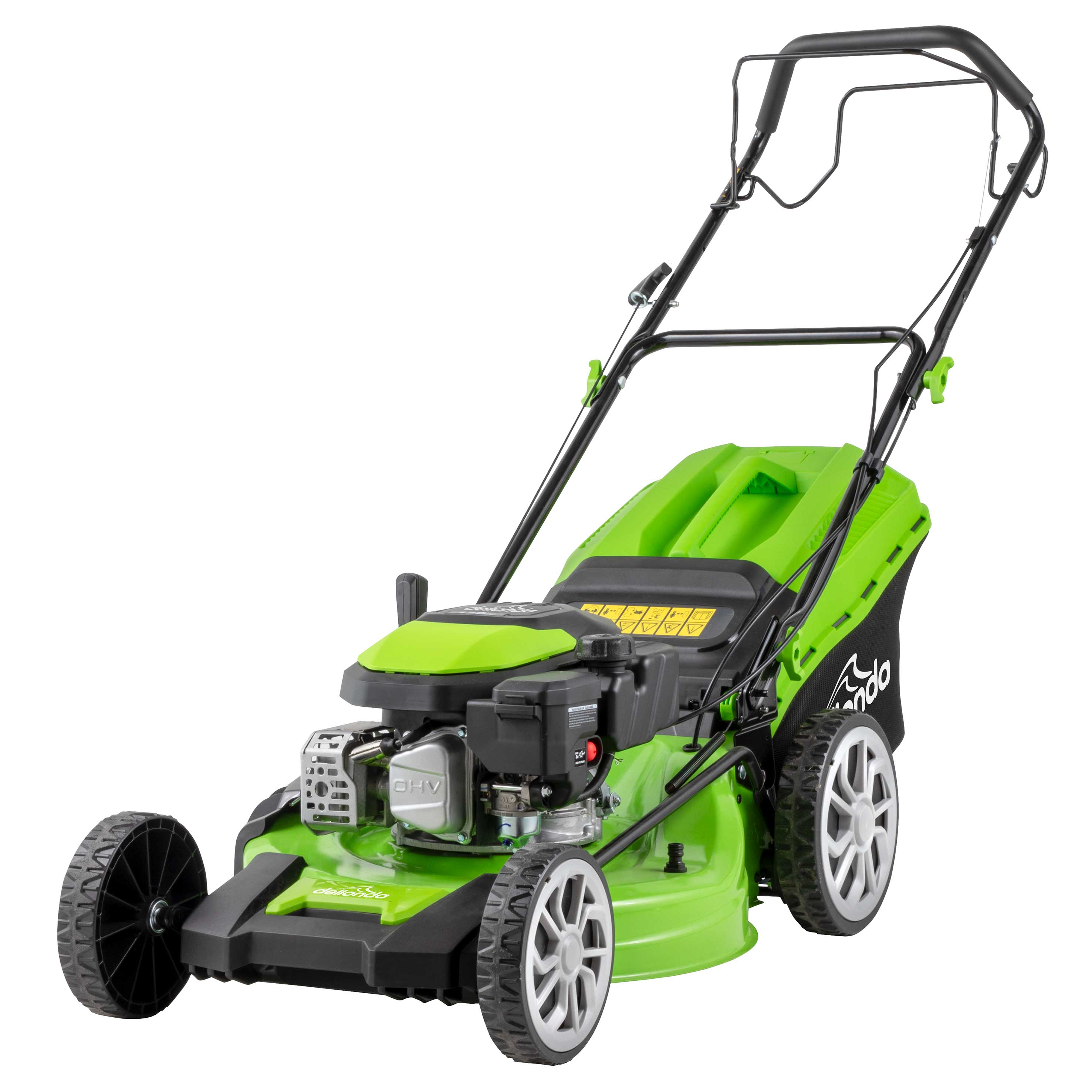 170cc 20-Inch 4-Stroke Self-Propelled Gas Lawn Mower with 51cm Cutting Width - DG102 Model - Perfect for Medium to Large Yards, Residential Lawn Care & Landscaping