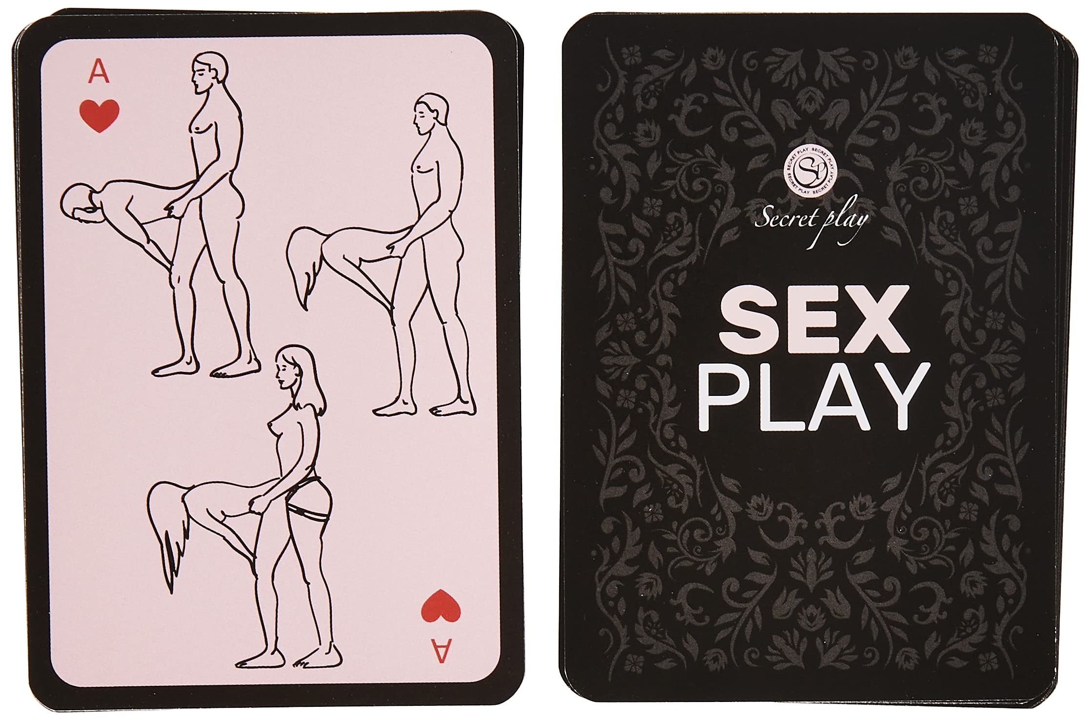 Secretplay Adult Intimacy Playing Cards - English/Spanish Edition - Perfect for Couples Games, Date Nights & Spicing Up Relationships
