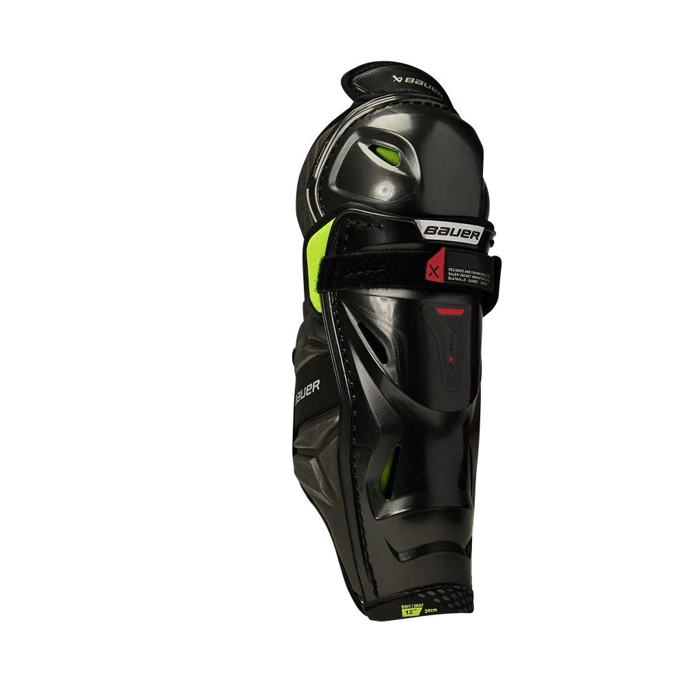 Bauer Vapor 3X Pro Junior Hockey Shin Guards - Youth Ice Hockey Protective Gear for Kids - Perfect for Practice, Games & Training Sessions