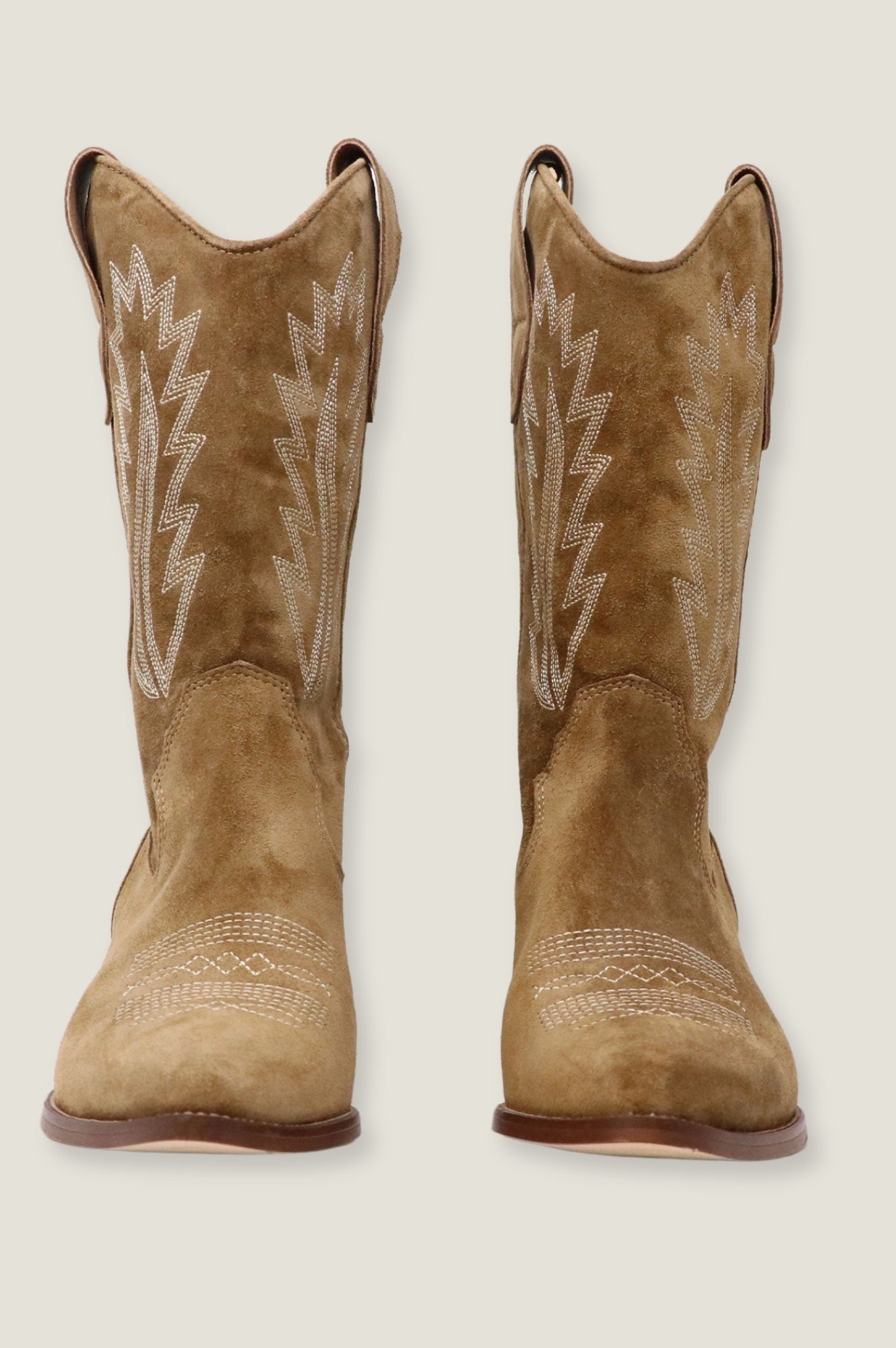 ALPE Camilla Women's Cowboy Boots in Camel - Stylish Western Boots for Country Music Festivals & Rodeo Events