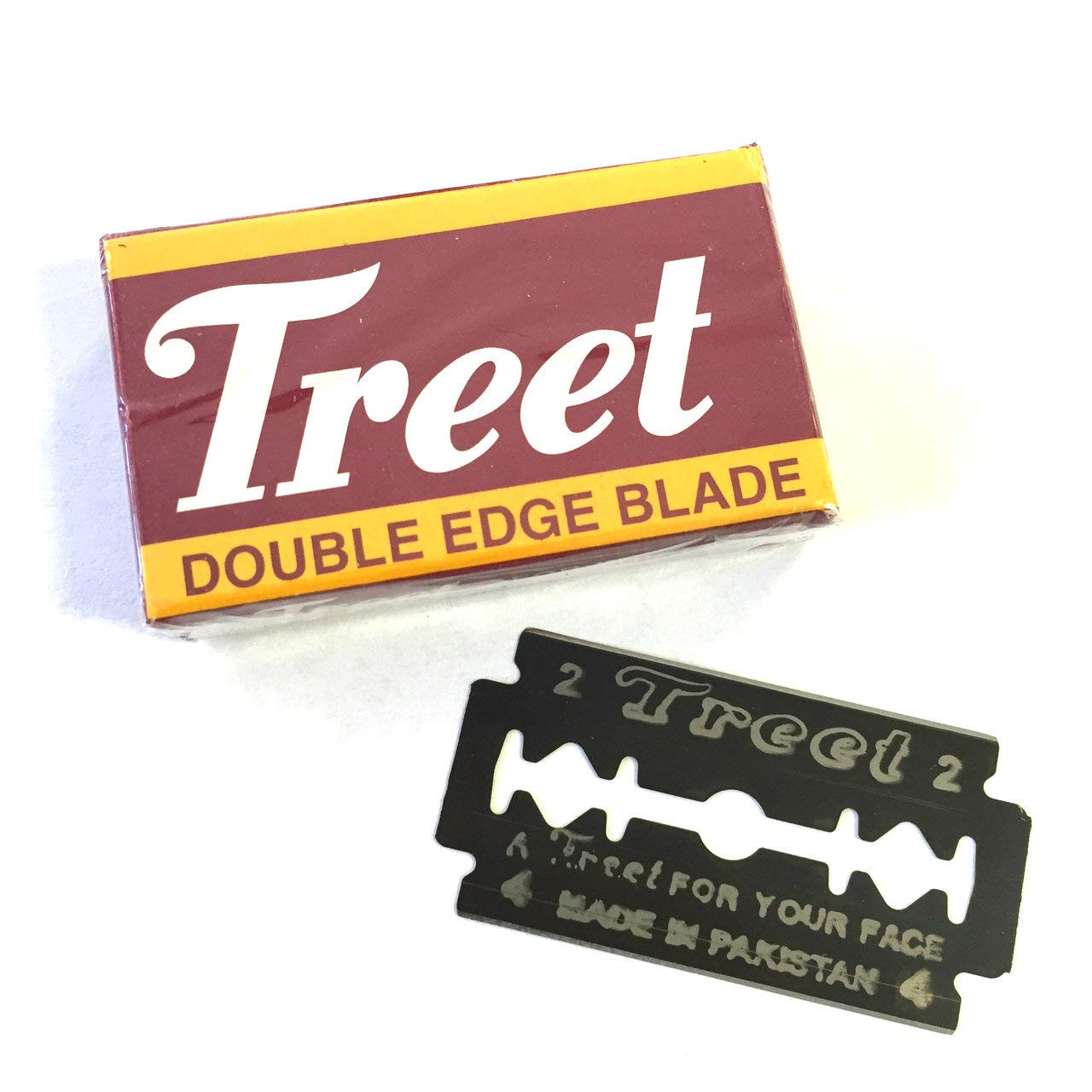 Professional Straight Edge Barber Razor with 100 CROWN Single Edge Blades - Men's Shaving Knife & Shavette for Barbershop & Home Use - Black | Precision Grooming for Smooth Shaves & Beard Shaping