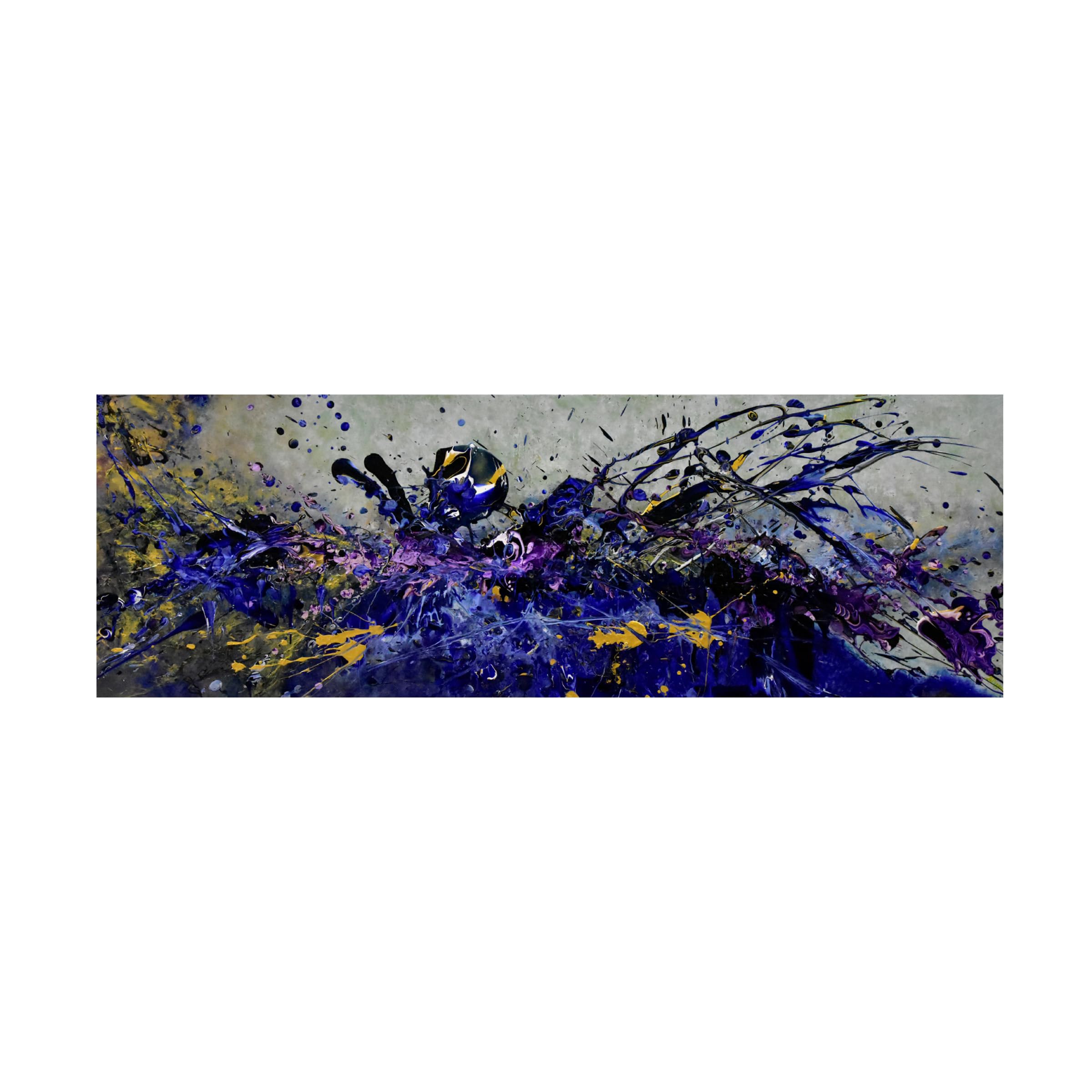 Trademark Fine Art 'Harvesting the Universe' Canvas Wall Art by Aleta Pippin - Modern Abstract Painting for Living Room & Office Decor