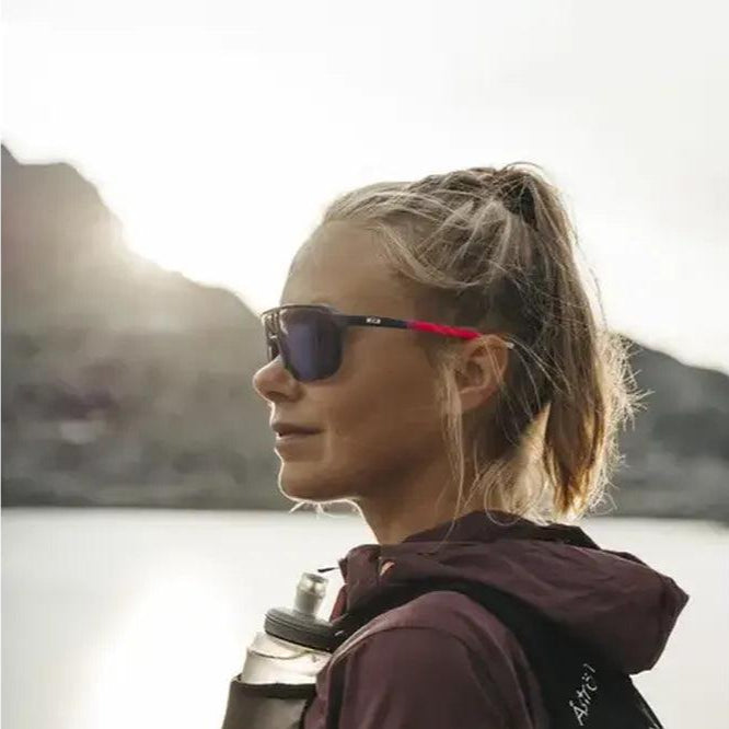 Julbo Frequency Reactiv P1 3 HC Sunglasses - Purple/Pink Lens for Cycling, Running & Outdoor Sports - UV Protection & Polarized Glasses for Men & Women