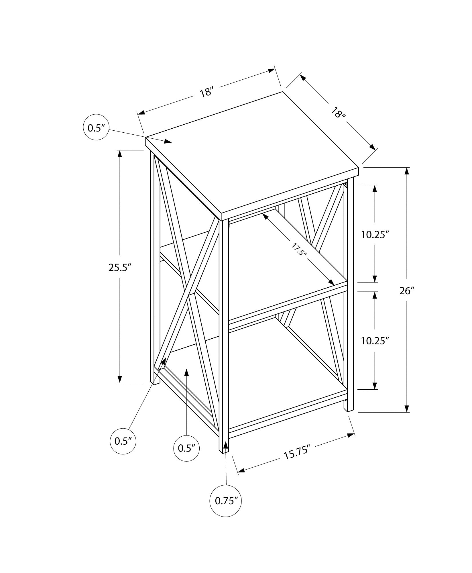 Modern Accent Table 26