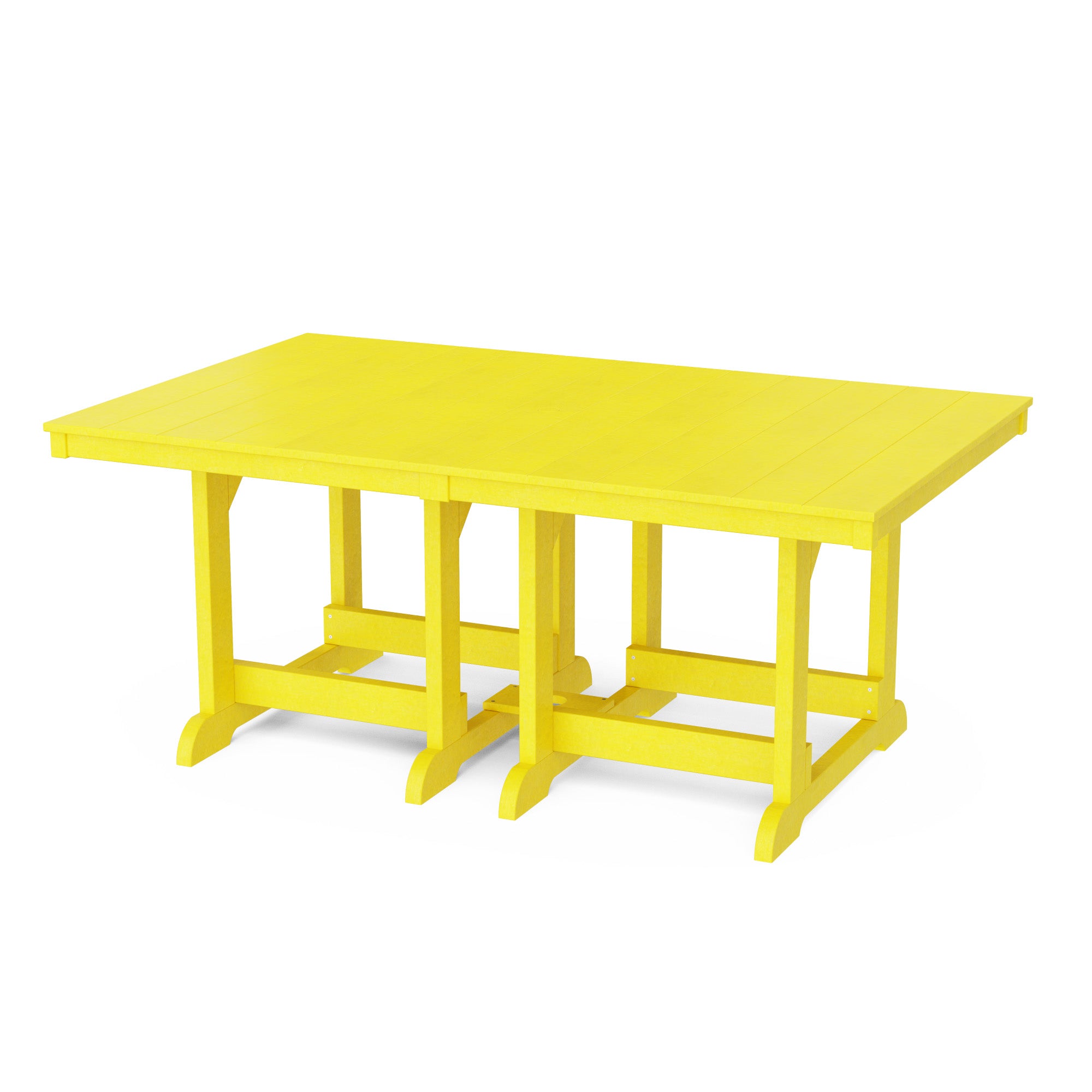 Heritage 44x72 Inch Solid Wood Dining Table - Rustic Farmhouse Style for Kitchen, Dining Room & Outdoor Entertaining