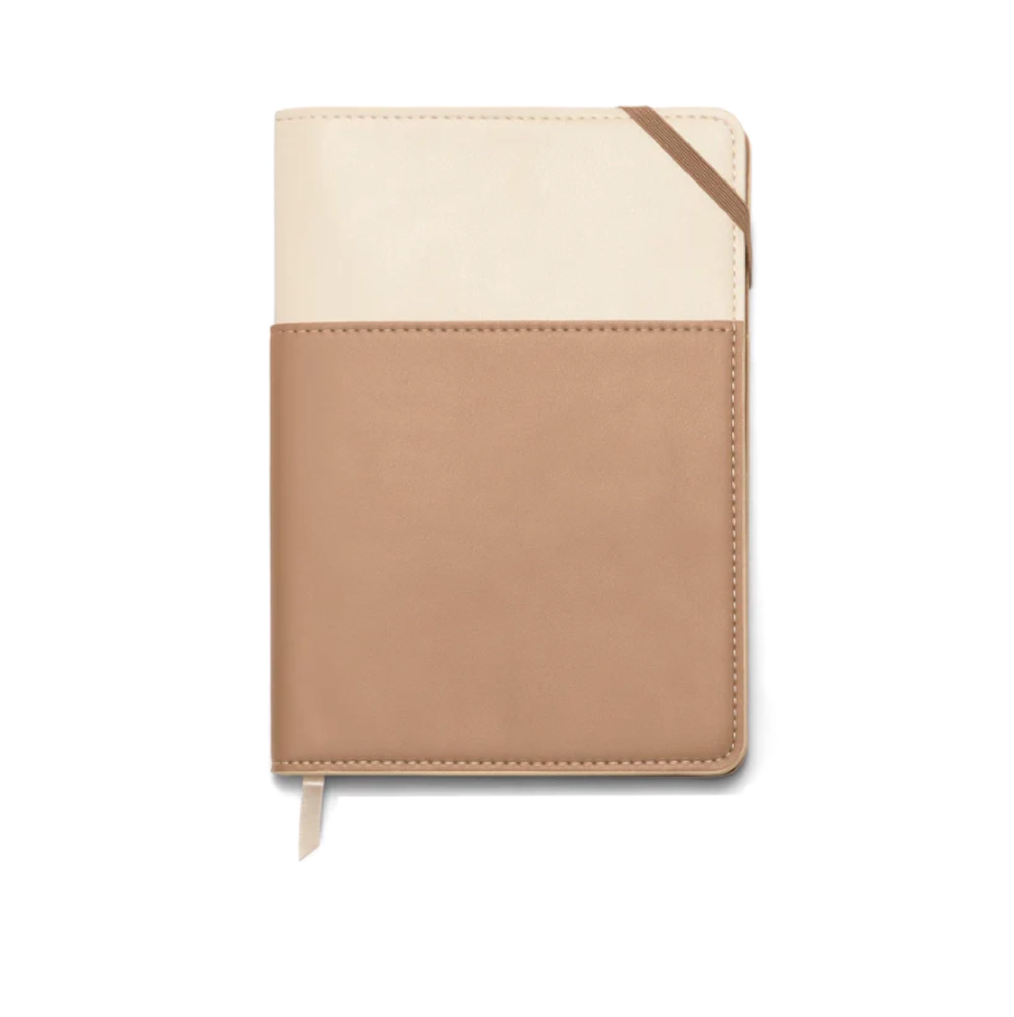 Vegan Leather Journal with Wrap-Around Pocket - 192 Lined Pages, 6