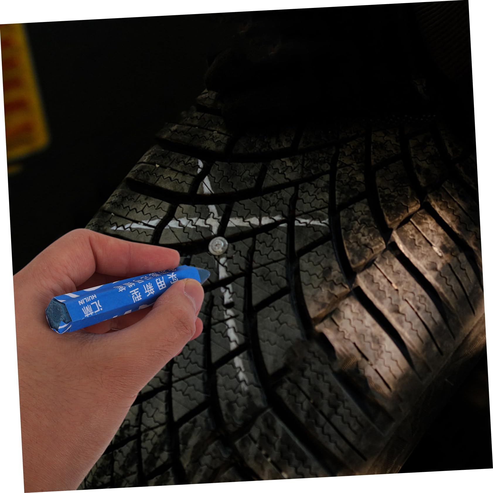 6-Pack Tire Marking Pens - Durable Car Tire Marker for Repair & Maintenance - Auto Wax Markers for Vehicles - Perfect for DIY Tire Repair, Auto Detailing & Workshop Use