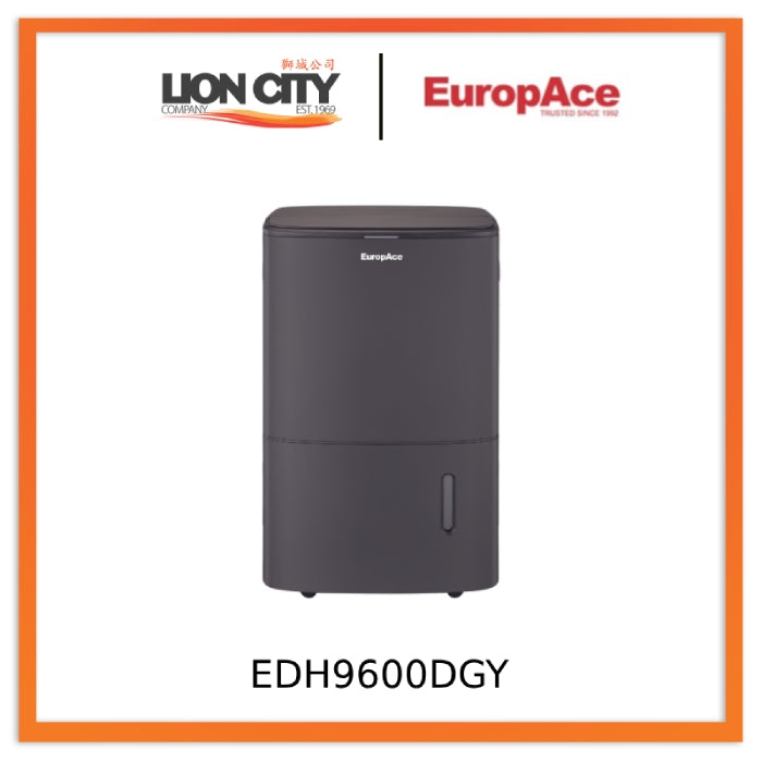 EuropAce EDH9600DGY 60L 5-in-1 Smart Dehumidifier with Air Purifier - Energy Efficient, Quiet Operation for Home, Basement, Bedroom & Office Use
