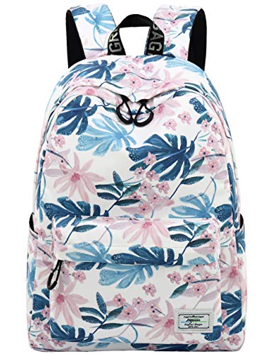 White, Flowers, 14 Inch Laptop