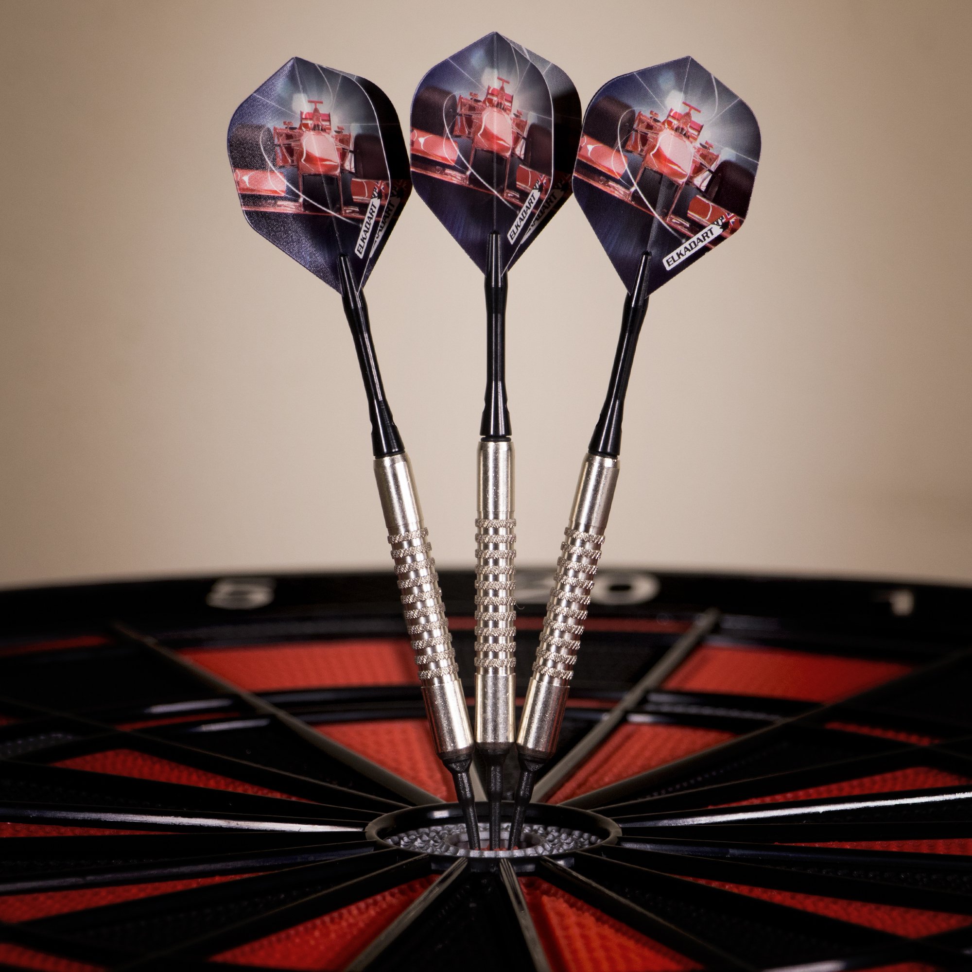 Elkadart Turbo Soft Tip Darts Set with Portable Travel Case - Professional Darts for Home, Bar & Pub Games, Perfect for Parties & Tournaments