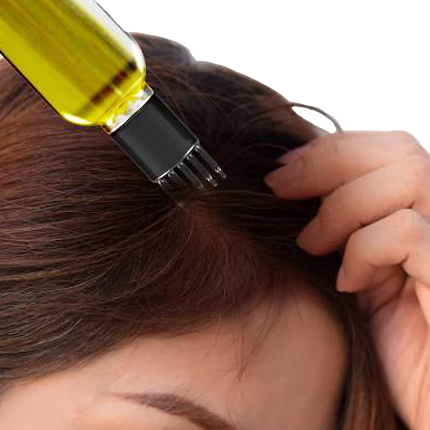 HUNCHA 120ml Hair Root Applicator Bottle with Comb Cap - Scalp Treatment for Hair Oil, Shampoo & Medicine - Hair Growth Accessories (Pack of 2) - Perfect for At-Home Hair Care & Salon Treatments