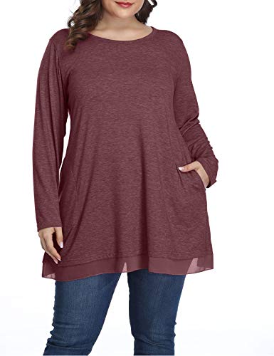 Long Sleeve Dark Red