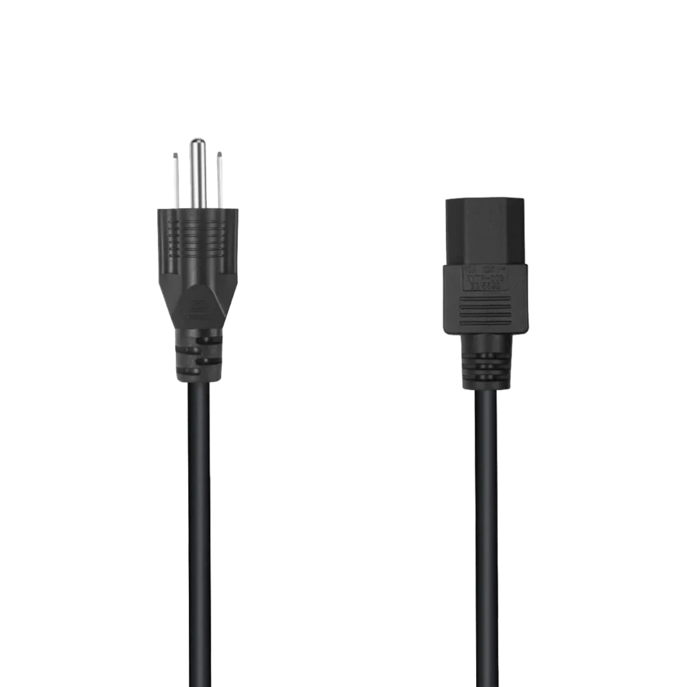 EcoFlow AC Charging Cable - NEMA 5-15P to C13 Power Cord (1.5m/4.9ft) for Portable Power Stations, Solar Generators & Home Backup Power