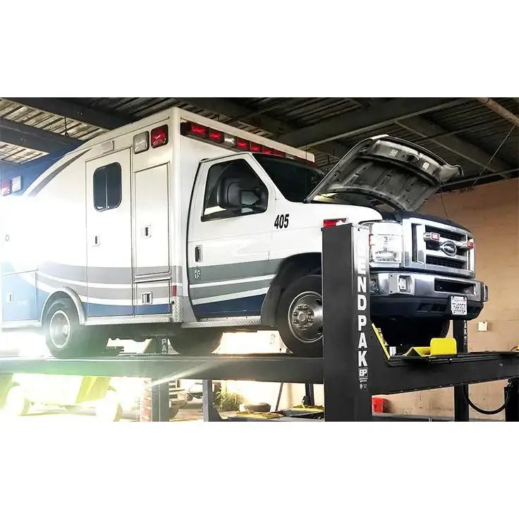 BendPak HDS-14 14,000 lbs Capacity 4-Post Car Lift for Auto Repair Shops & Home Garages - Standard Model 5175170