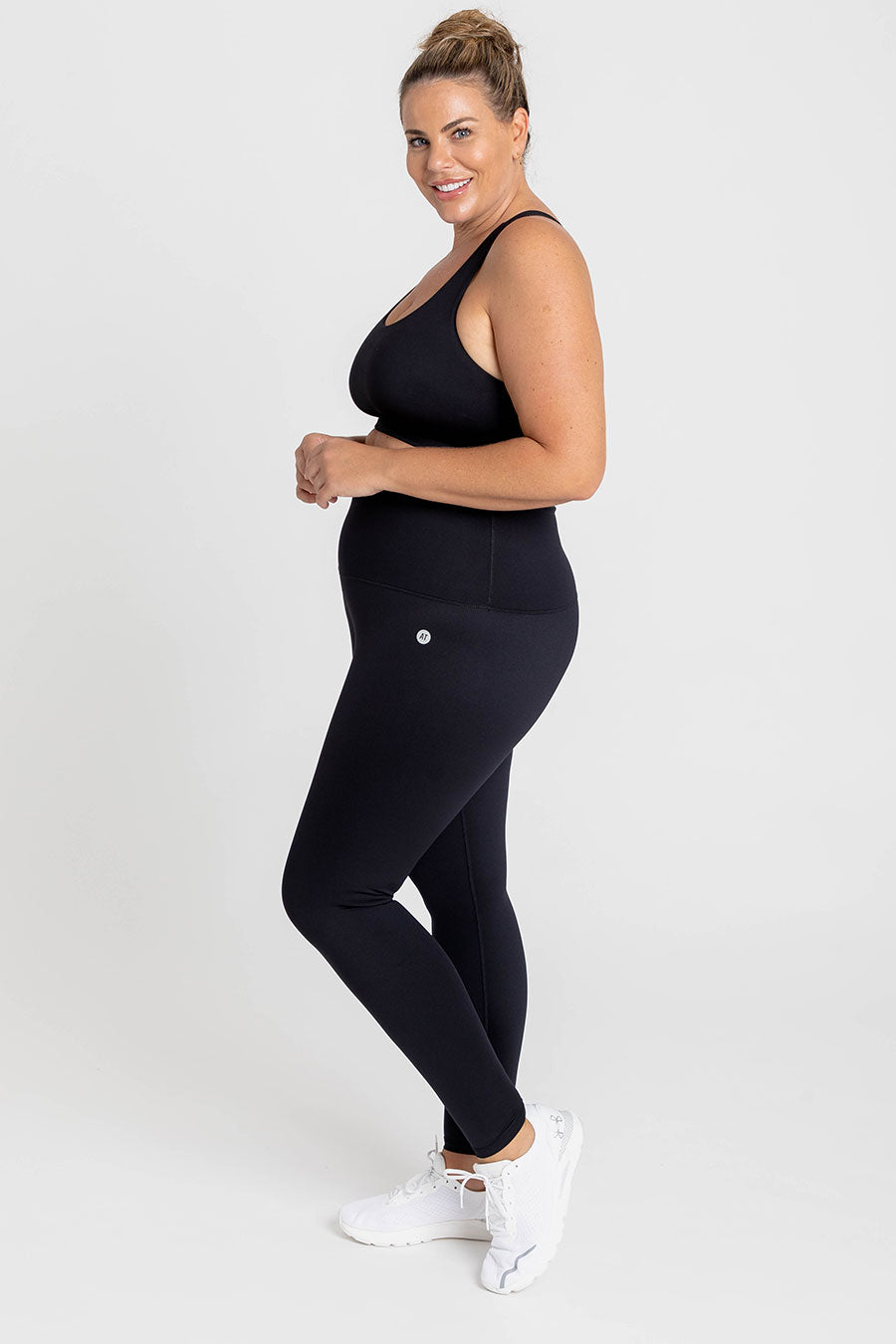Essential High Waist Workout Leggings for Women - Black | Yoga, Running & Gym Activewear
