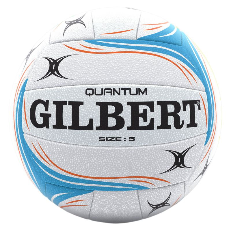 Gilbert Quantum Match Netball - Official Size 5 Netball for Professional & Training Games - Perfect for Competitive Matches, Team Practice & School Sports
