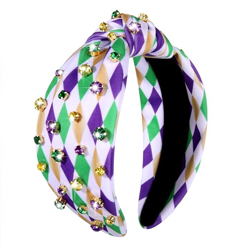mardi gras knot hairband A