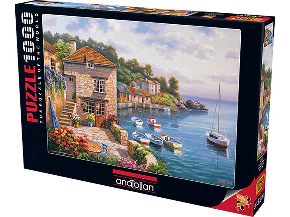 Anatolian Puzzle - Harbor Garden, 1000 Piece Jigsaw Puzzle for Adults & Teens (#3117) | Challenging Art Puzzle for Family Game Night & Relaxation