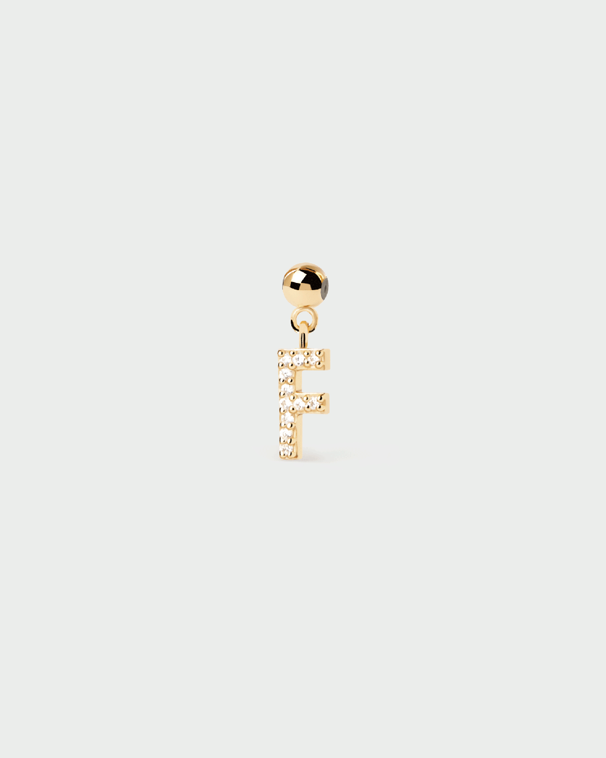 Gold Letter F Charm Pendant - Elegant Initial Necklace for Women, Personalized Jewelry Gift for Her, Perfect for Birthdays, Anniversaries & Everyday Wear