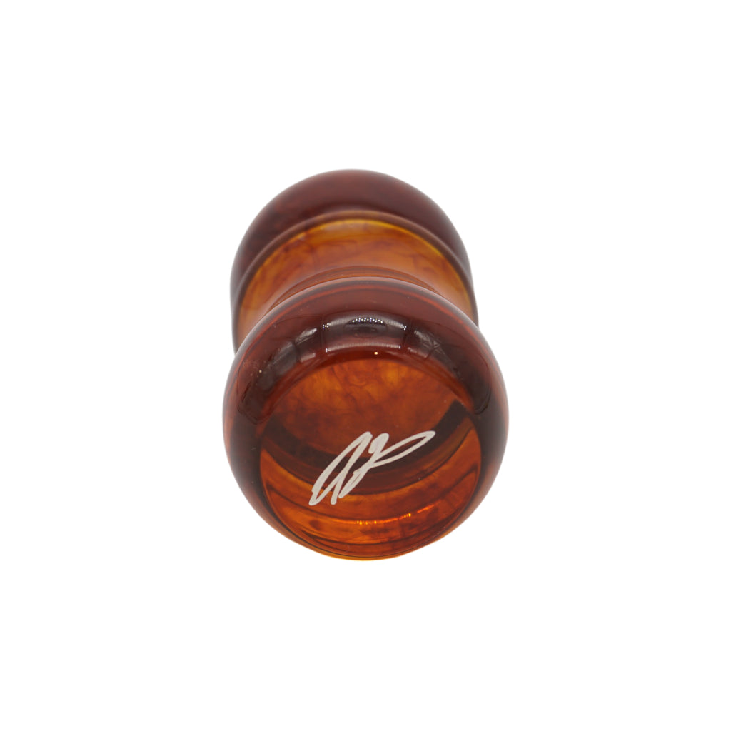 Premium Amber Smoke Shaving Brush Handle - Fits 24mm, 25mm, 26mm Knots - Perfect for Wet Shaving & Grooming Kits - Ideal Gift for Men's Skincare Routine