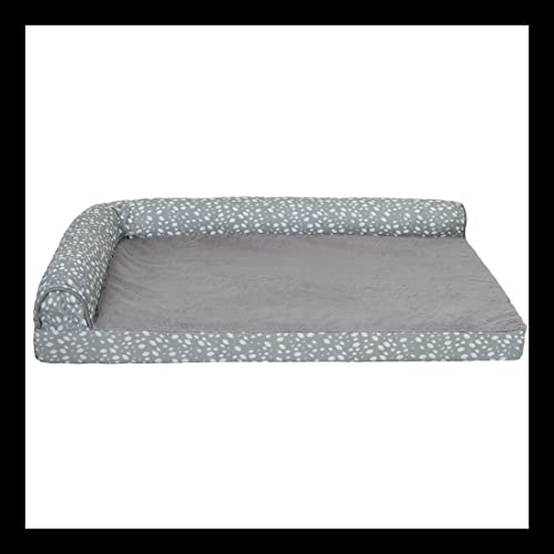 (Plush & Almond Print) Gray Almonds
