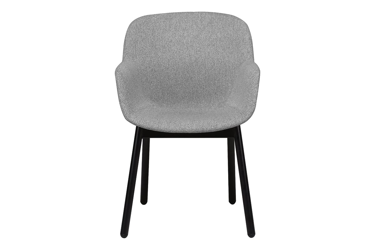 Tommy Tub Fabric Chair with 4 Leg Base - Comfortable Upholstered Lounge Chair for Living Room, Bedroom, or Office - Perfect for Relaxing, Reading, and Entertaining