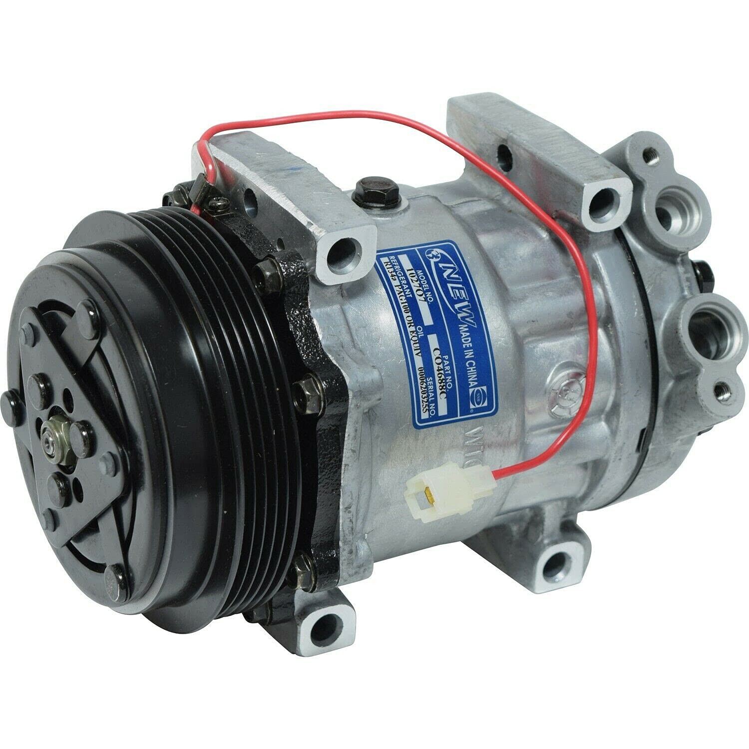 High-Quality Replacement Air Conditioner A/C Compressor for Cars & Trucks - Durable Auto AC Compressor for Smooth Cooling Performance - Perfect for Summer Driving & Vehicle Maintenance
