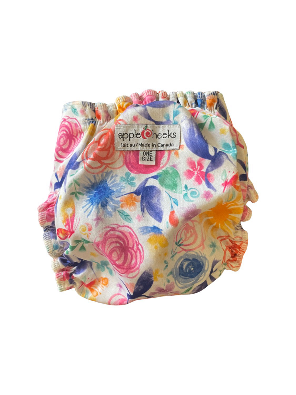 Apple Cheeks Cloth Diaper One Size - Soft & Absorbent Reusable Baby Diapers for Newborns to Toddlers - Perfect for Daycare, Travel & Eco-Friendly Parenting