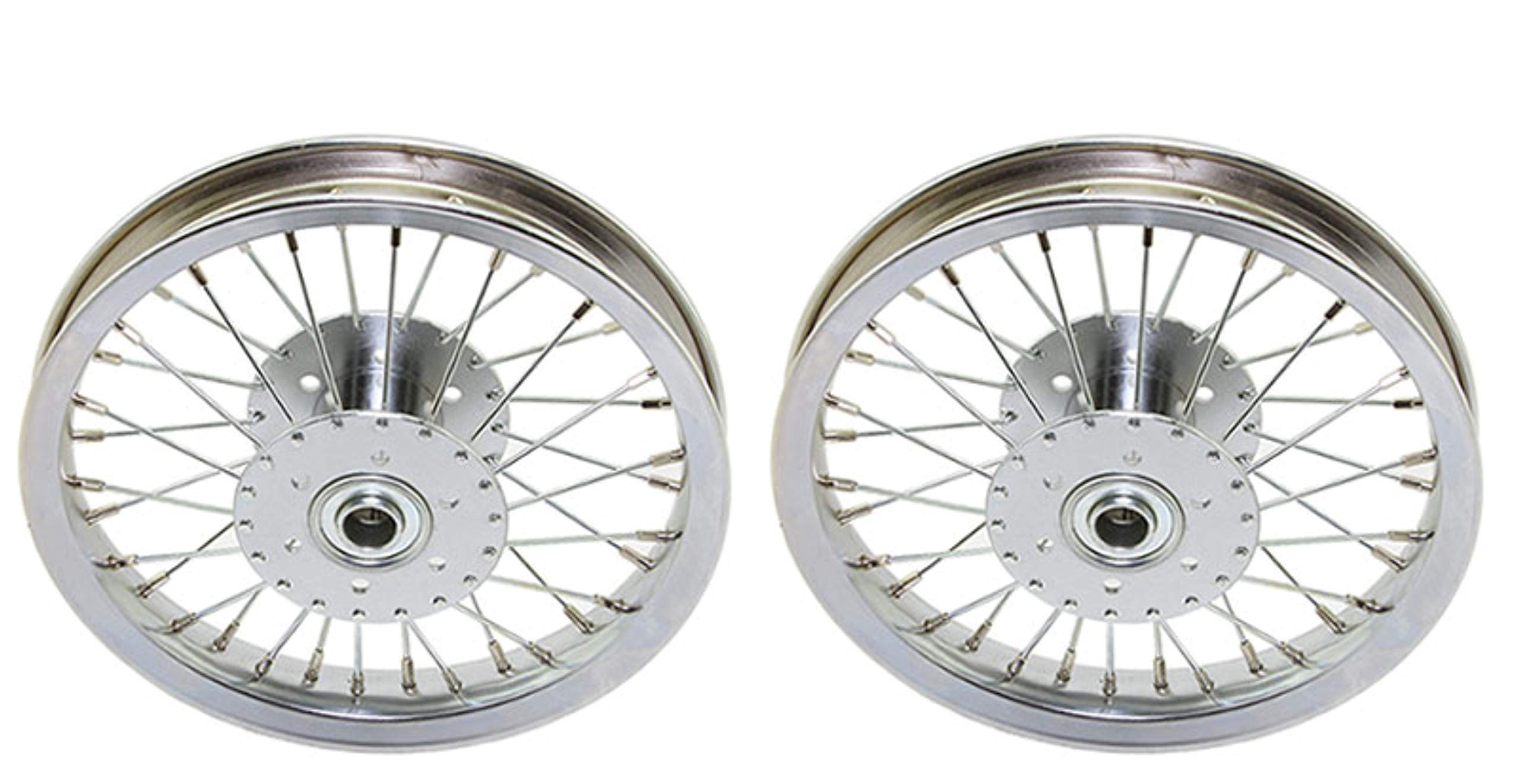 Lowrider 2 Wheels - Set of 12 Hollow-Hub 36 Spoke 14gUCP Bearing 3/4