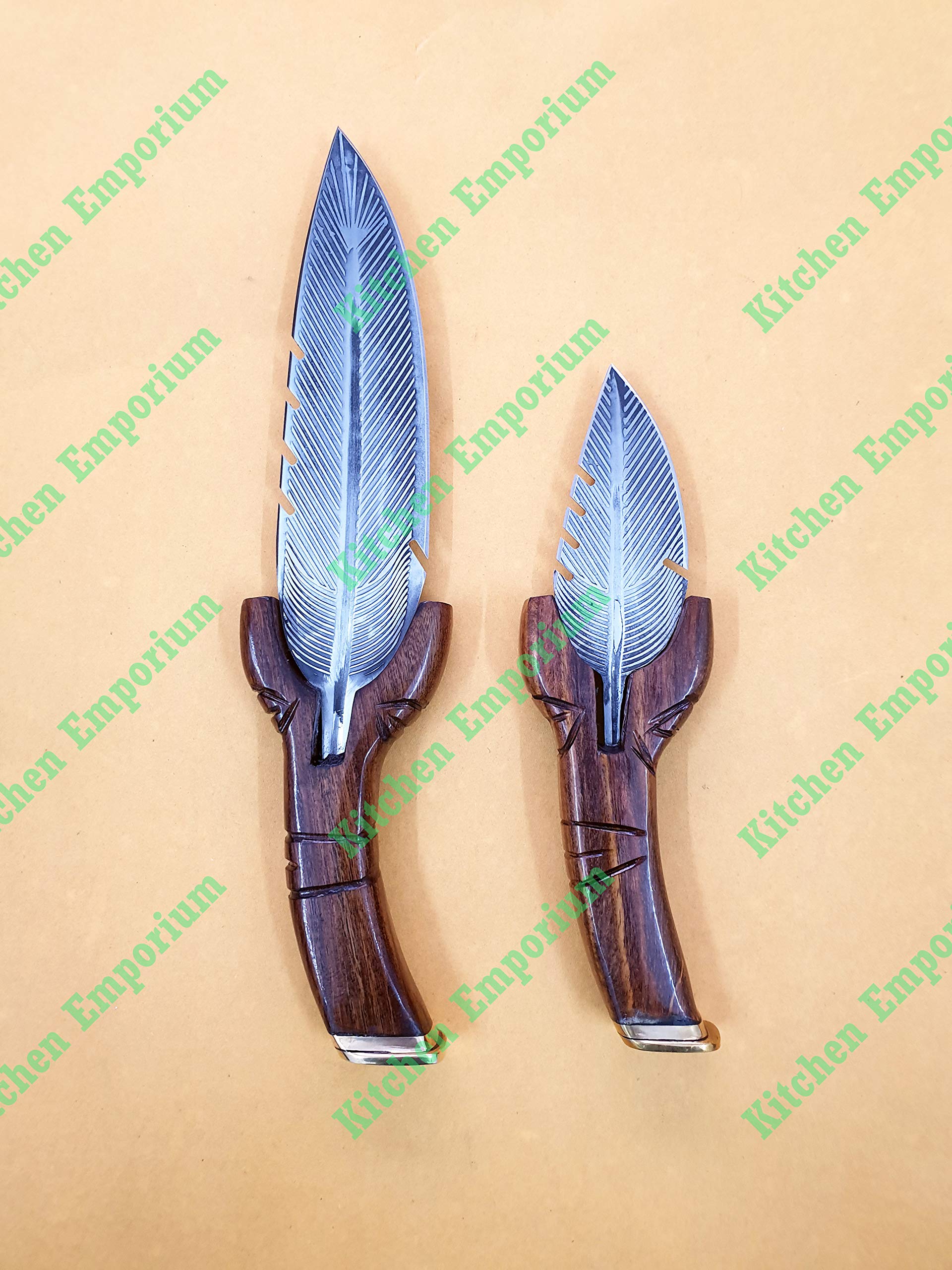 Premium Handmade D2 Steel Hunting Knife Set - 12