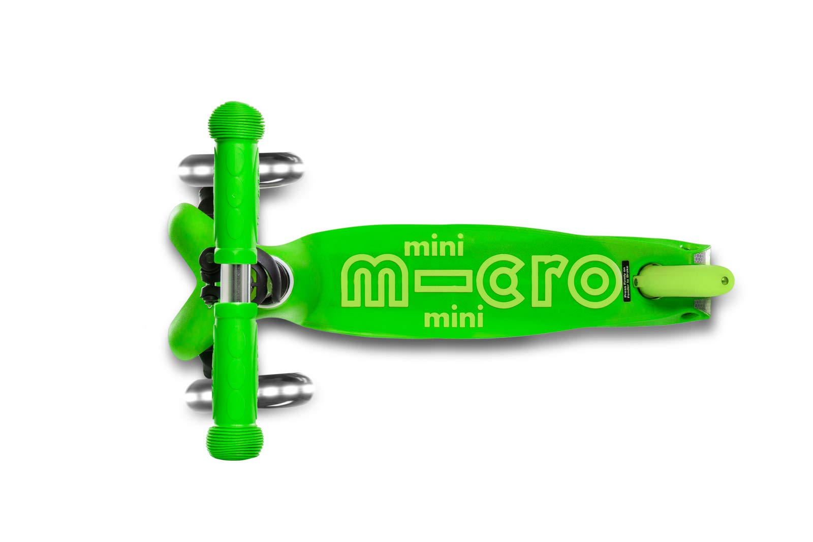 Micro Mini Deluxe LED Skateboard - Unisex Youth Skateboard with Bright LED Wheels (Green, One Size) - Perfect for Night Riding, Commuting & Outdoor Fun