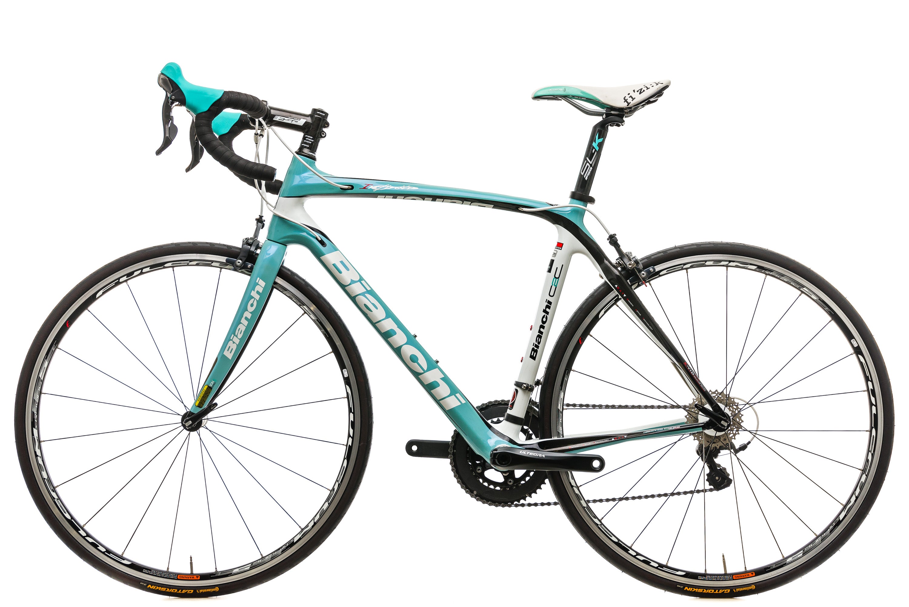 Bianchi Infinito Ultegra Road Bike 2013 - 55cm Carbon Frame Shimano Groupset - Perfect for Racing, Endurance Cycling & Long-Distance Road Trips
