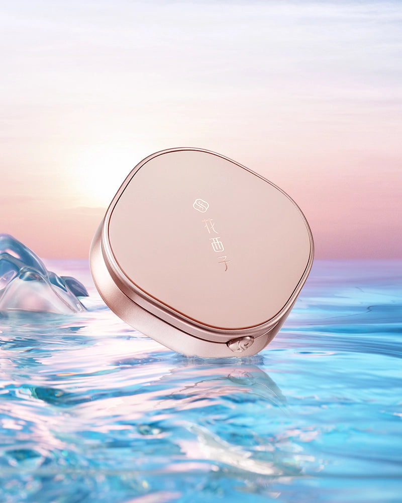 Yurong Airbrushed Tinted Pressed Powder with SPF 15, 2.2g - Lightweight Matte Finish for Daily Makeup & On-the-Go Touch Ups