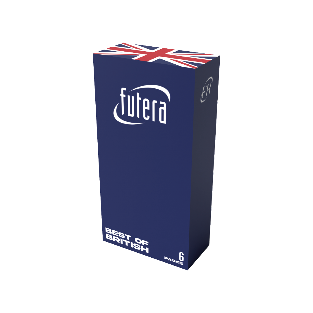 Futera Best of British Multi-Sport Trading Cards Hobby Box - Collectible Memorabilia for Soccer, Cricket & Rugby Fans | Perfect for Collectors, Gifts & Fantasy Sports Enthusiasts