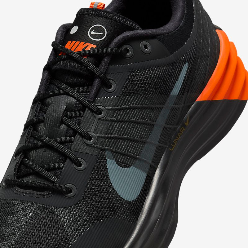 Nike Lunar Roam Running Shoes for Men - Black & Safety Orange - Lightweight Cushioned Sneakers for Jogging, Gym Workouts & Daily Walking