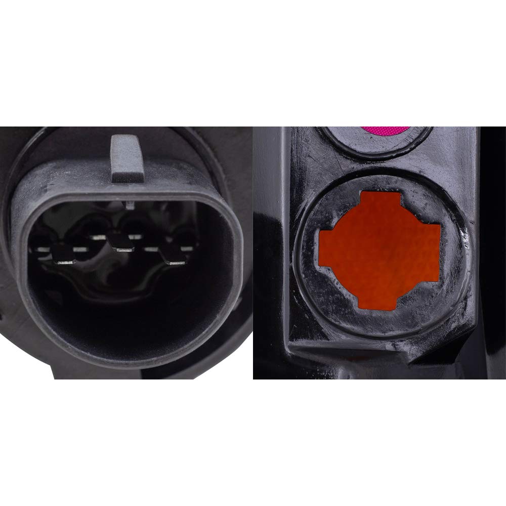 Brock Replacement Headlights with Park Signals for 2001-2005 Ford Ranger Pickup Truck - Complete Headlight Assembly with Parking Lights - Perfect for Night Driving & Off-Road Adventures