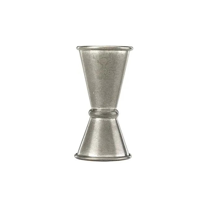 Barfly Japanese Style Jigger - 1/2 oz & 3/4 oz Dual Measurement Cocktail Mixing Tool - Perfect for Bartenders & Home Bar Enthusiasts