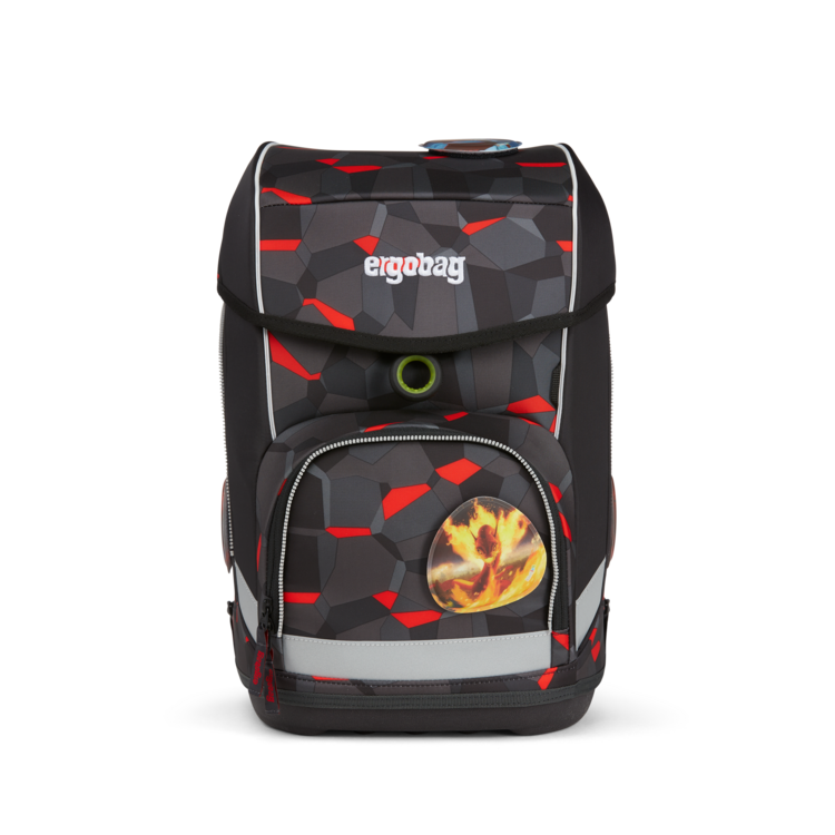 Ergobag SET Cubo 5-Piece School Backpack with Pencil Case - Lightweight Comfortable Kids Bookbag for Elementary Students - Perfect for School, Travel & Daily Use