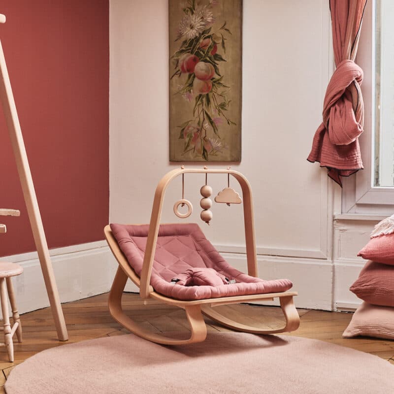Charlie Crane Levo Baby Rocker - Premium Infant Rocking Chair with Adjustable Recline | Perfect for Nursery, Playroom & Travel | Gentle Soothing Motion for Newborns & Toddlers
