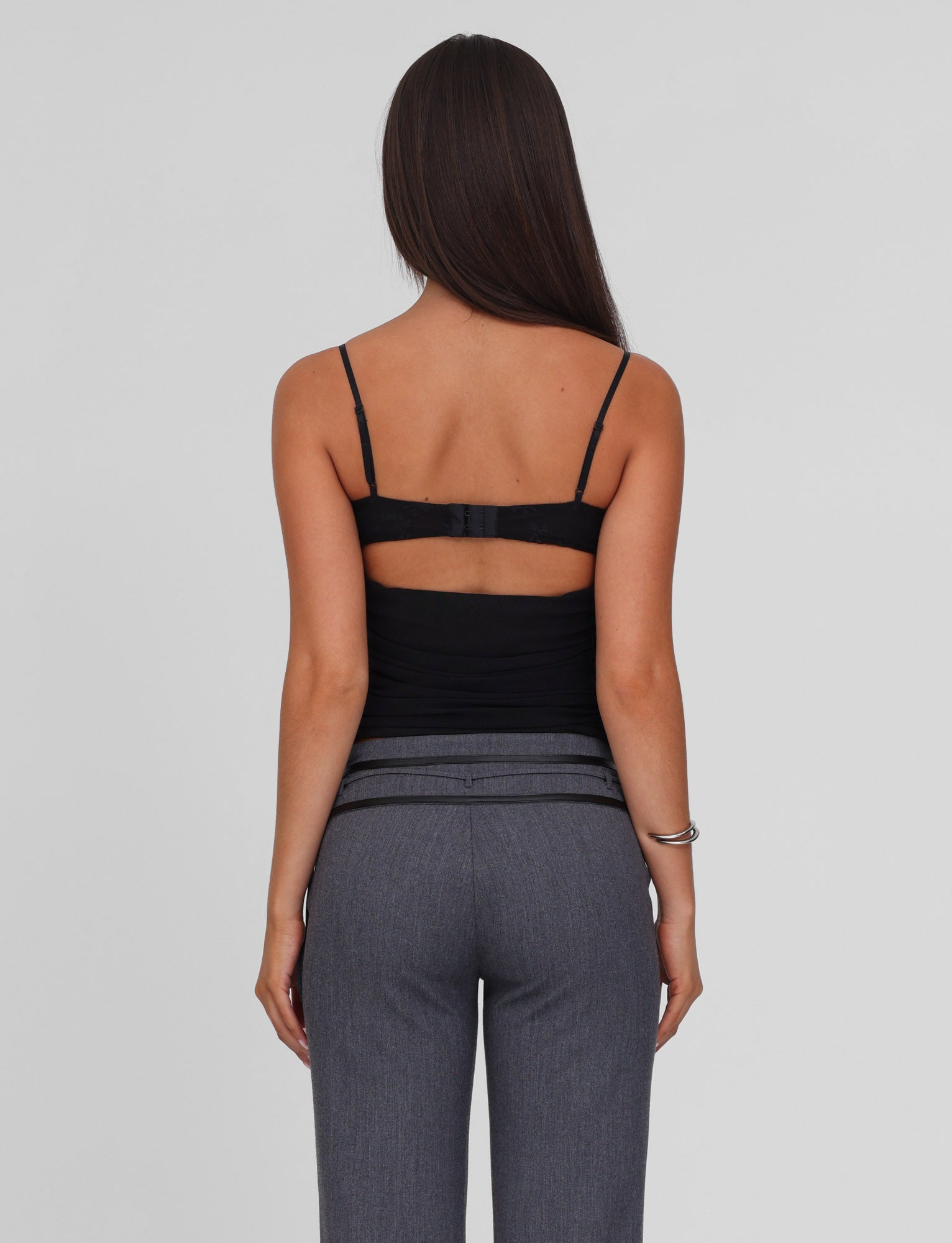 KALLIE Women's Black Top - Stylish Casual Blouse for Everyday Wear, Work & Outings