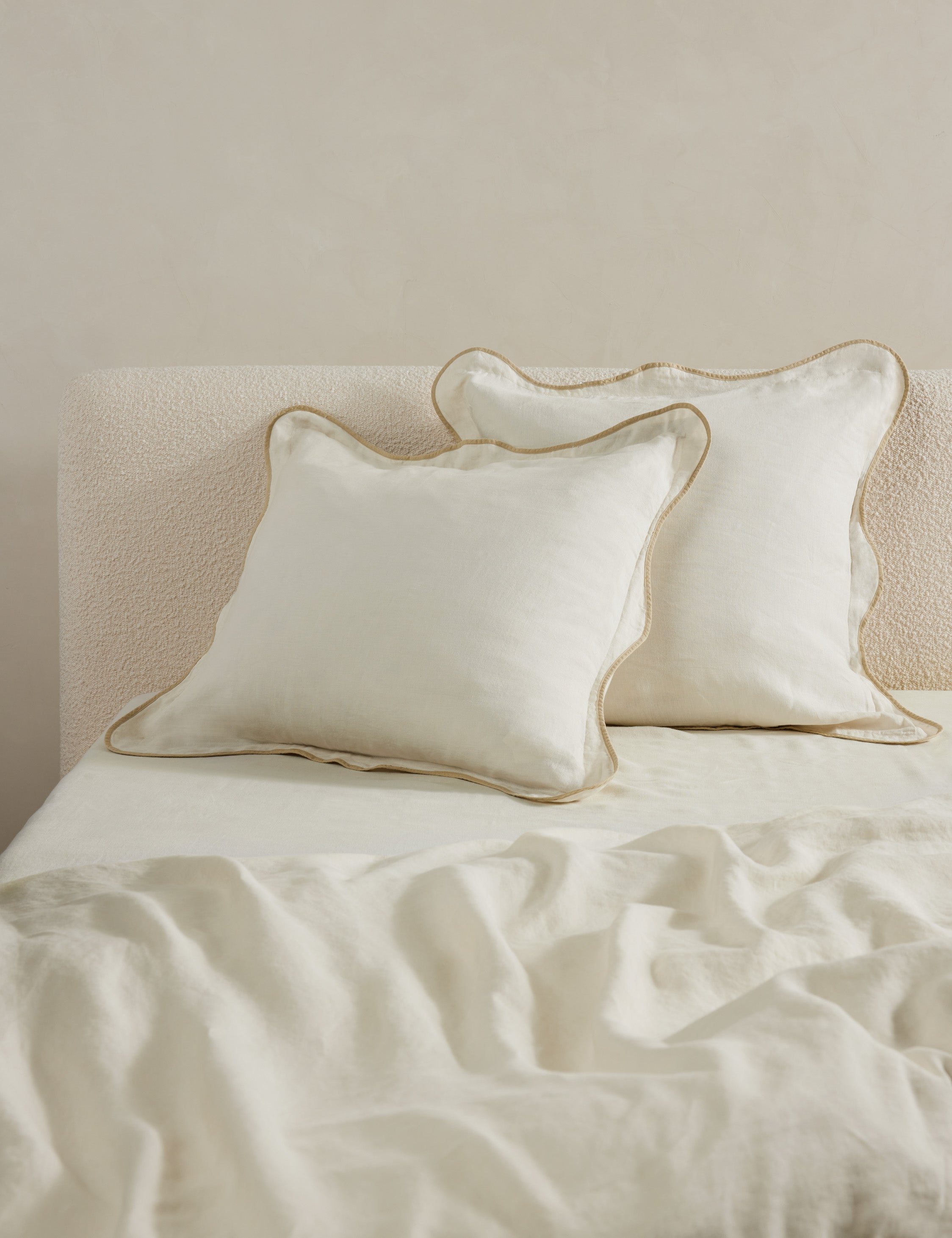 Essie Hemp Sham by Sarah Sherman Samuel - Organic Cotton Pillow Sham for Bedroom Decor, Boho Chic Home Accessories | Perfect for Master Bedroom, Guest Room & Nursery