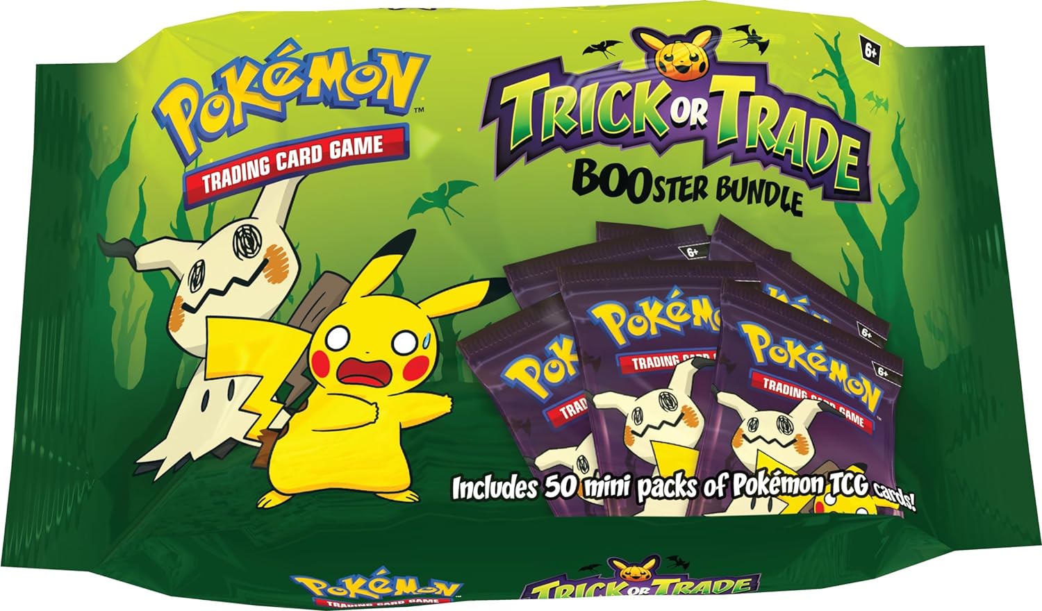 2023 Pokemon Trick or Trade Halloween Booster Bundle Pack - 60 Cards for Collectors, Battles & Trading - Perfect for Halloween Events, Game Nights & Gifts