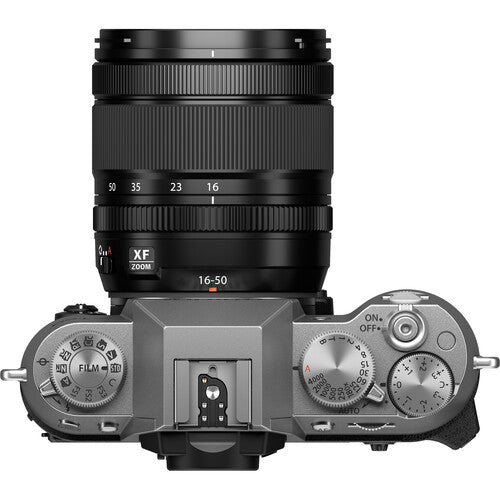FUJIFILM X-T50 Mirrorless Digital Camera with XF 16-50mm f/2.8-4.8 Lens Kit - Silver | 26.1MP APS-C Sensor, 4K Video, Compact & Lightweight | Perfect for Travel, Street Photography & Vlogging