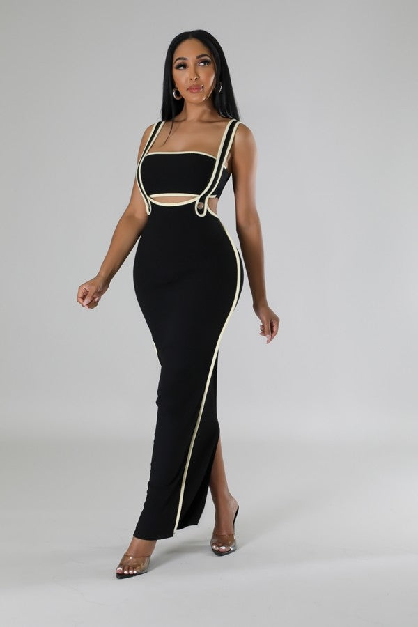 Natalie Black & White Tube Top and Skirt Set - Stylish Summer Outfit for Beach, Party & Casual Wear