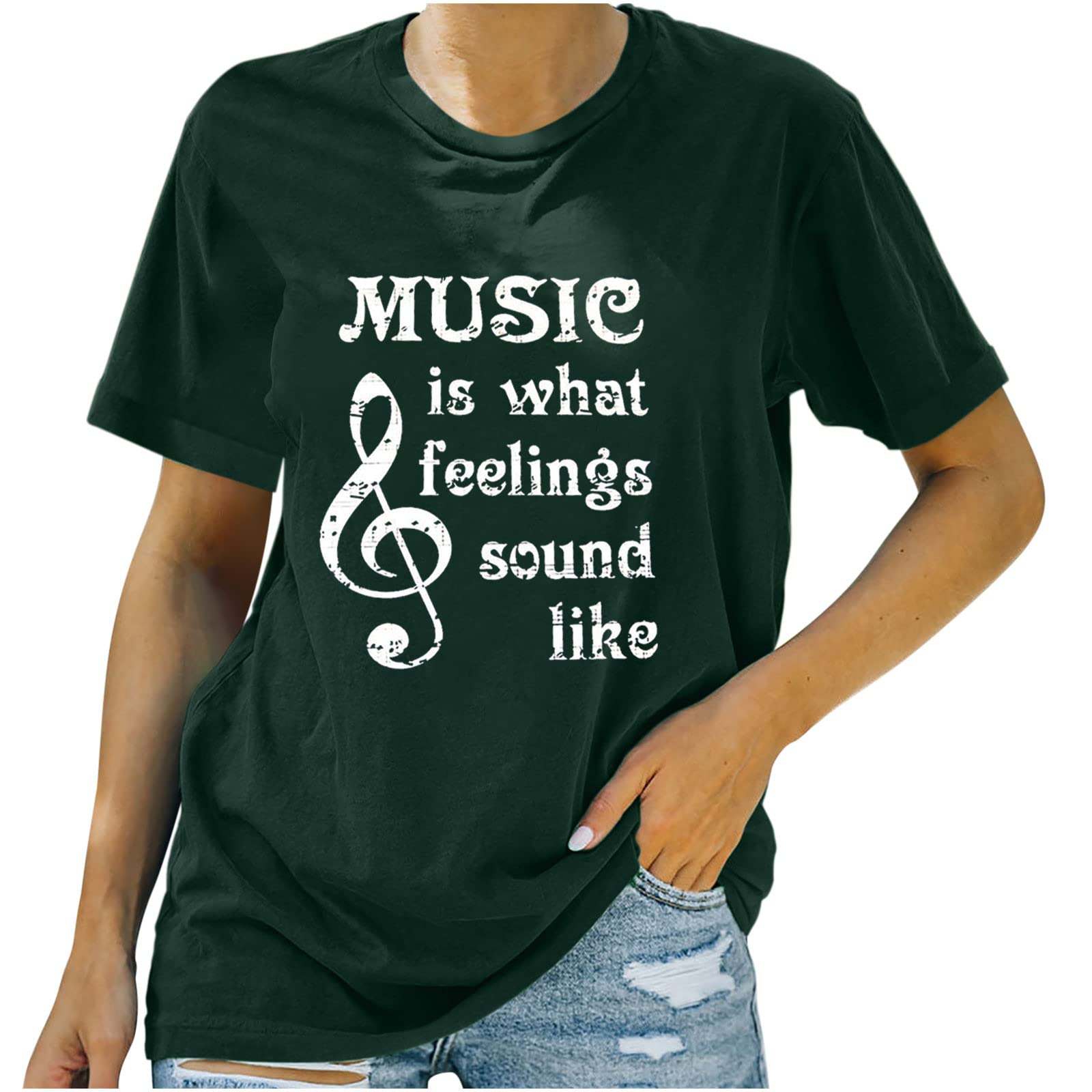 Women's Letter Print Sweatshirt - Summer Short Sleeve Loose Fit Comfortable Graphic T-Shirt for Outdoor Activities, Casual Wear & Street Style Fashion